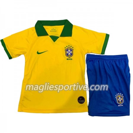 Completo Calcio Brasile Bambino Divisa Prima Copa América 2019